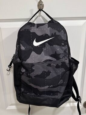Nike Swoosh Black Camo Medium Backpack